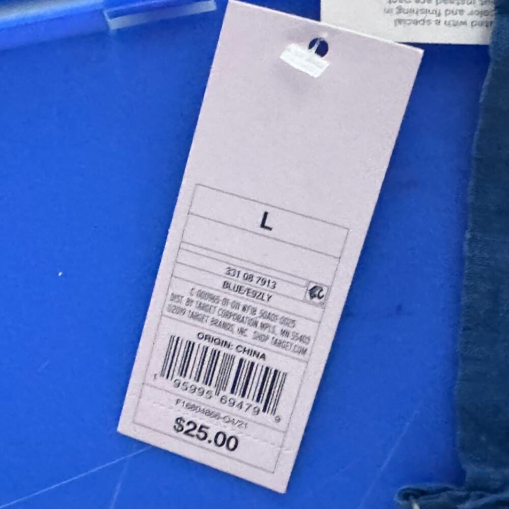 Wild Fable Womens Linen Blend Sundress Blue Large NEW NWT - Picture 6 of 10